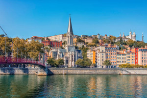 City of Lyon in daytime